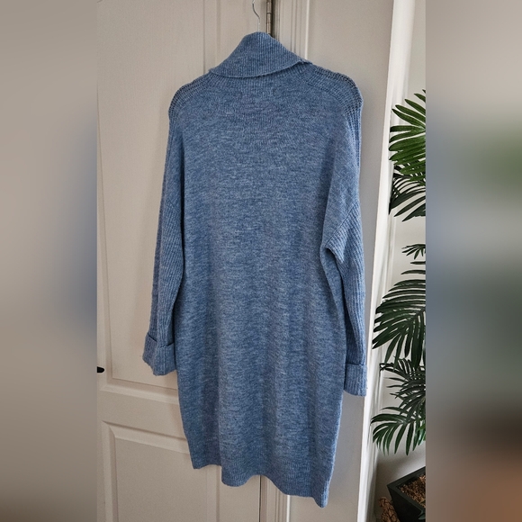 Vero Moda Soft Blue Cowl Neck Sweater - Picture 2 of 5